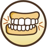 Teeth Grinding Illustration of teeth grinding